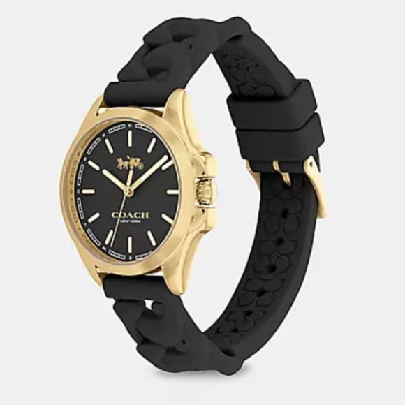 Coach Libby Watch, Water Resistant, Black - Picture 3 of 5